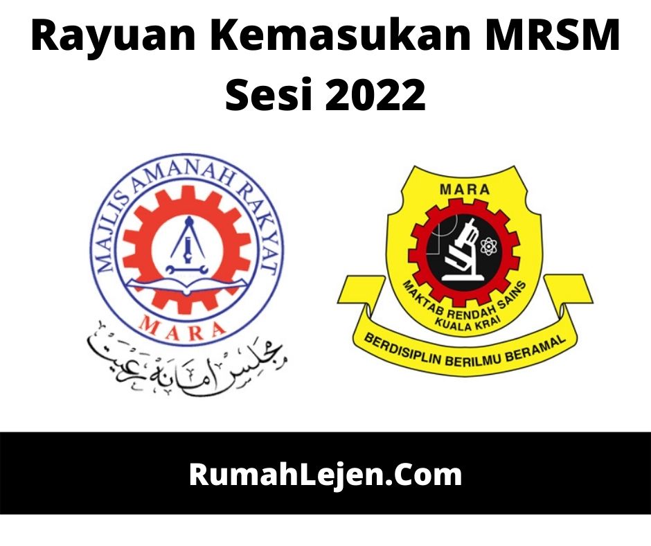 Rayuan Kemasukan MRSM 2022