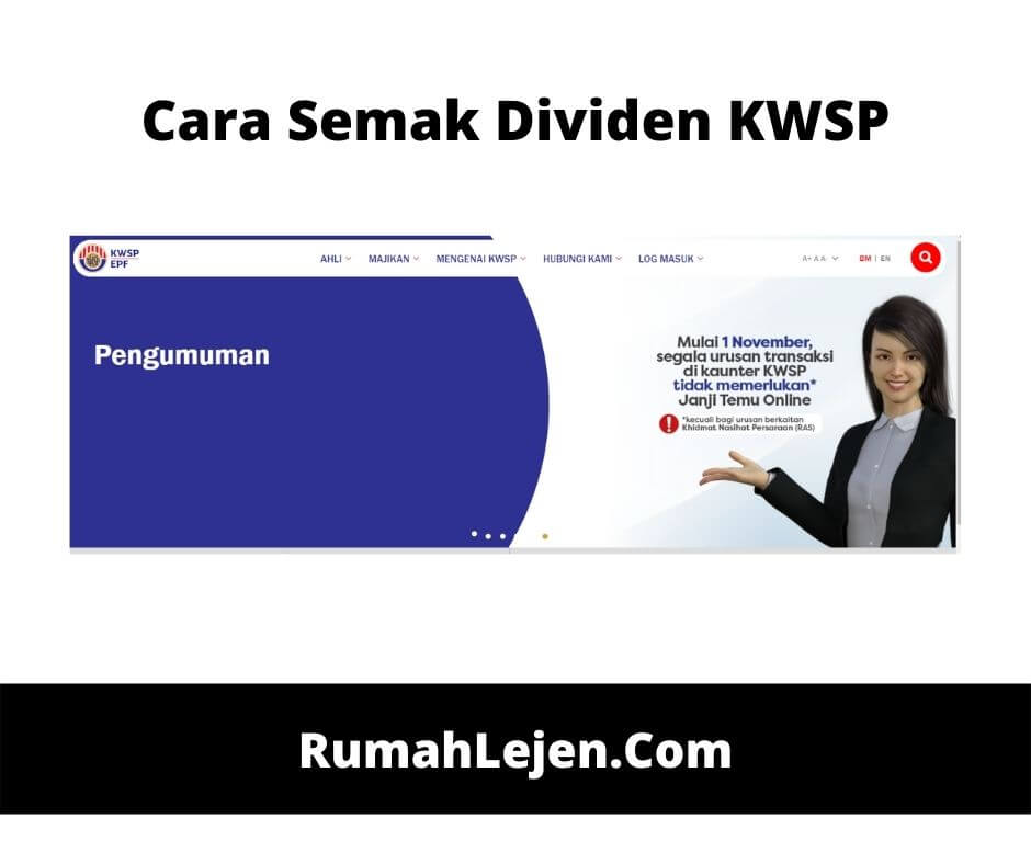 Cara Semak Dividen KWSP